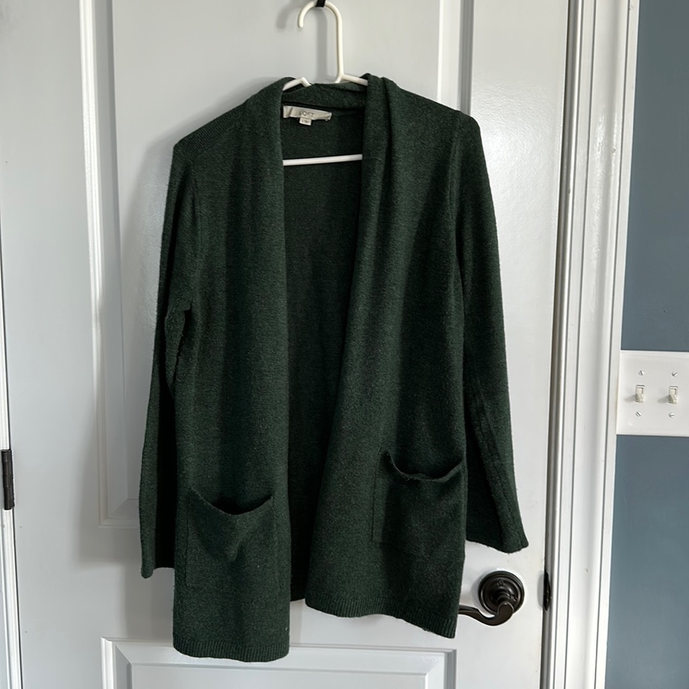 Green Loft Cardigan with pockets